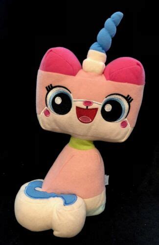 Lego Movie 2 Unikitty Cat 12 Plush Pink Stuffed Animal Unicorn