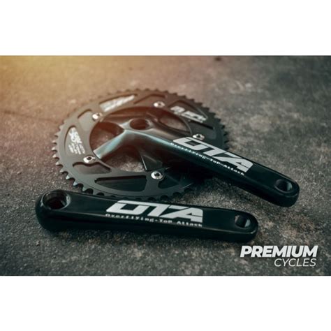 OTA Crankset For Fixie Fixed Gear Bike 48T Square Tapered Shopee