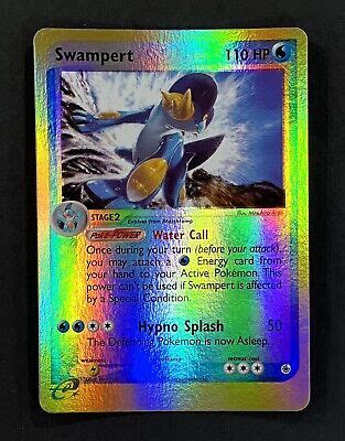 2003 Pokemon SWAMPERT Ex Ruby Sapphire REVERSE HOLO Rare 13 109 E