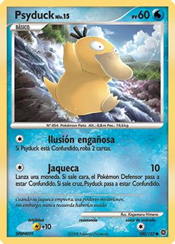 Psyduck Maravillas Secretas Base De Datos De Cartas De Jcc