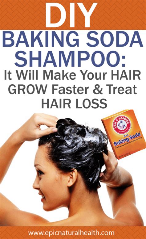 Diy Baking Soda Shampoo Treat Hair Loss Baking Soda Shampoo Hair Remedies For Growth