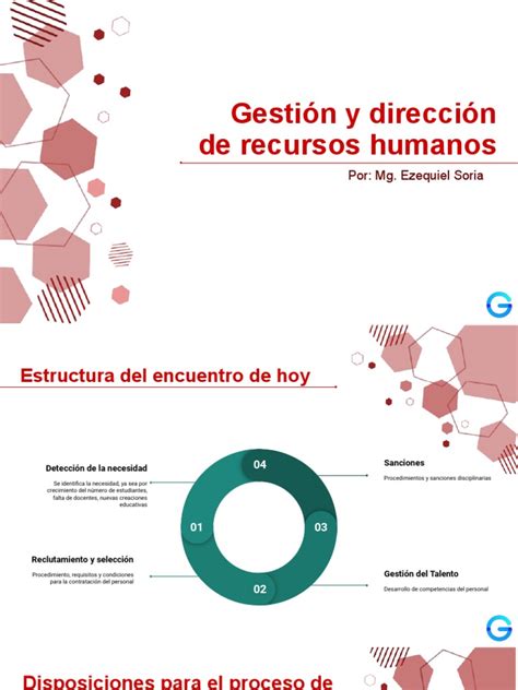 3 Clase N°3 Gestión Y Dirección De Recursos Humanos 13 De Abril