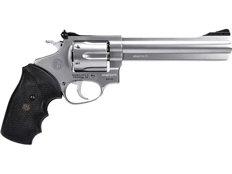 Rossi RM66 357 Mag Revolver 6 Stainless Barrel 6 Round Black Grip