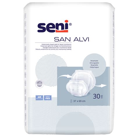 Seni San Alvi Anatomically Shaped Pads Seni