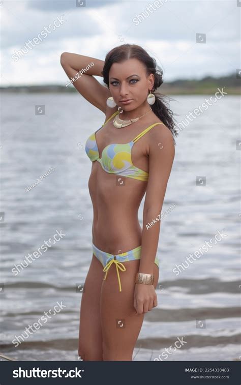 Beautiful Woman Sexy Bikini On Beach Stock Photo Shutterstock