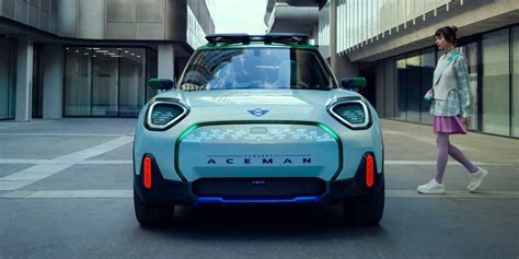 Mini Aceman Elektrisches Konzeptfahrzeug Wahrt Traditionelle Werte