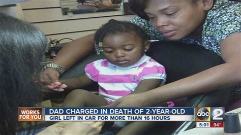 Baltimore Father Charged With Murder After 2 Year Old Daughter Left In