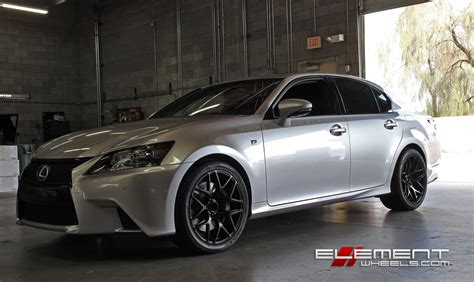 20 Inch Staggered Ground Force Gf09 On 2013 Lexus Gs350f W Specs