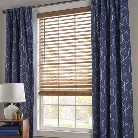 Better Homes And Garden 2 Faux Wood Cordless Window Blind Oak 32x64