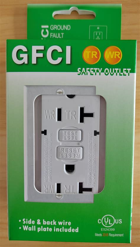 Buy 20a Tamperweather Resistant Gfci Self Test Receptacle Duplex Receptacle Ul Listed Wall