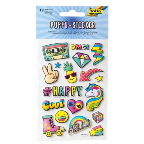 Puffy Sticker Happy Junior Partyshop Ch