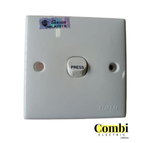 Schneider Clipsal Door Bell Press Switch S Classic Bell Press Switch Marked Press 250v 10a 1g