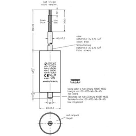 Condensateur Moteur Mkp Hydra Mkp Msb Uf X F V Ac