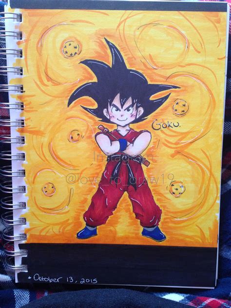 Dragon Ball Z Fanart Goku By Wafflekunarts On Deviantart