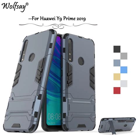 For Huawei Y9 Prime 2019 Case Shockproof Rubber Hard Back Pc Phone Case For Huawei Y9 Prime 2019