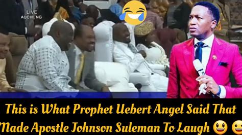 Shocking Watch What Prophet Uebert Angel Said That Apostle Johnson