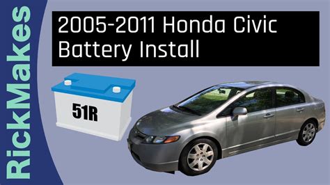 Replacing A Battery In A Honda Civic Honda Civic Battery Rep