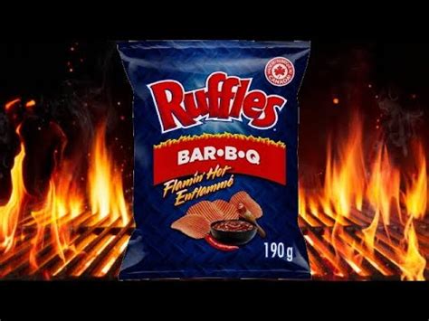 Ruffles Flamin Hot Bar B Q Potato Chips Tasting Youtube