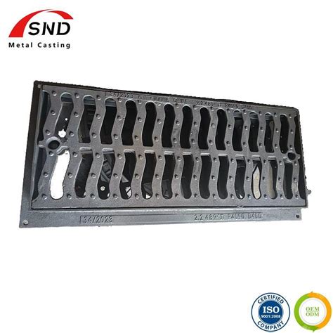 Oem Safety Drain Channel Grating Cast Iron Drainage Load Gully Grating