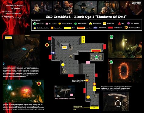 Zombified Call Of Duty Zombie Map Layouts Secrets Easter Eggs And