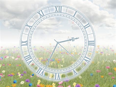 7art Everlasting Flowering Clock Screensaver Float Into The World