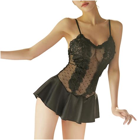 Seaopen Lingerie Things Under Dollar Women Nightgown Lace Babydoll