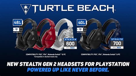 Turtle Beach's Stealth 700 Gen 2 Max & Stealth 600 Gen 2 Max Series Wireless Gaming Headsets ...