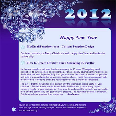 Happy New Year Email Template Free Download | williamson-ga.us