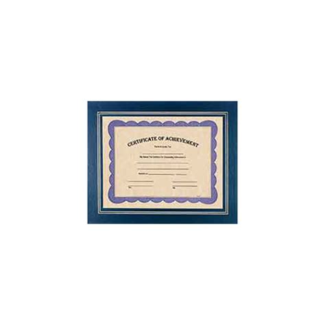 Colored Certificate Holder Blue