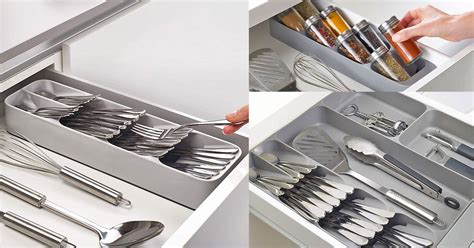 genius organizer  save tons  space   silverware drawer
