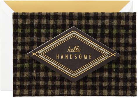 Amazon Hallmark Signature Father S Day Card Hello Handsome