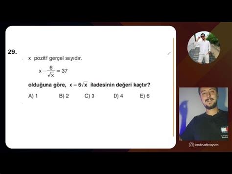 BU SORU KALIBI ÇOK KAÇIYOR ONUN GİBİ YouTube