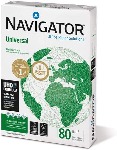 Navigator Universal A4 Paper 80gsm White Pack Of 2500 Nava480