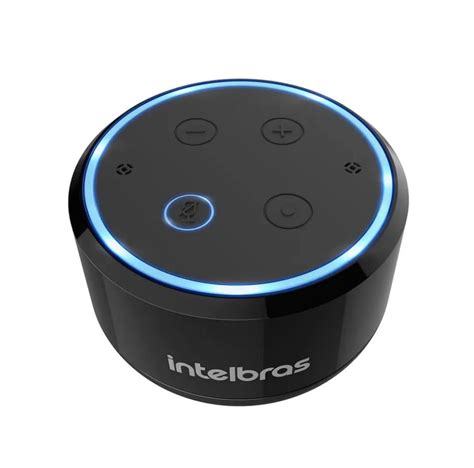 Alto Falante Inteligente Mini Intelbras Izy Speak Preto Alexa