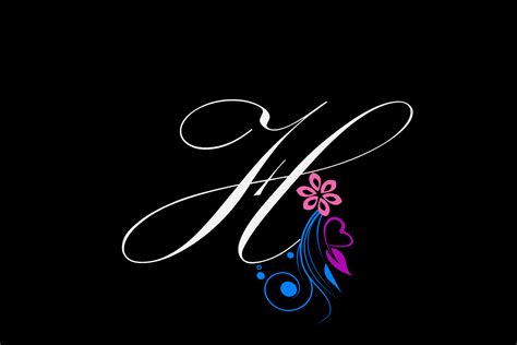 Different Style Fancy Letter H Designs