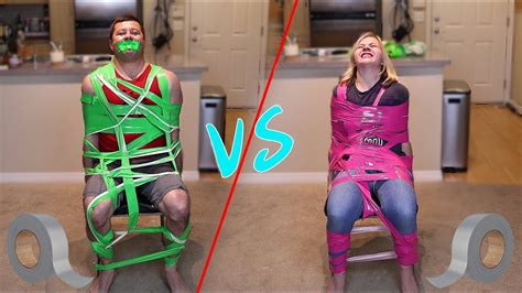 Extreme Duct Tape Challenge W My Fiancé Socassie Youtube