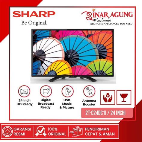 Jual Sharp T C Dc I Dc Dc Digital Led Tv Aquos Hd Ready Dvb