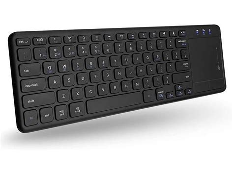 Wireless Keyboard with Touchpad, Bluetooth and 2.4G Wireless TV ...