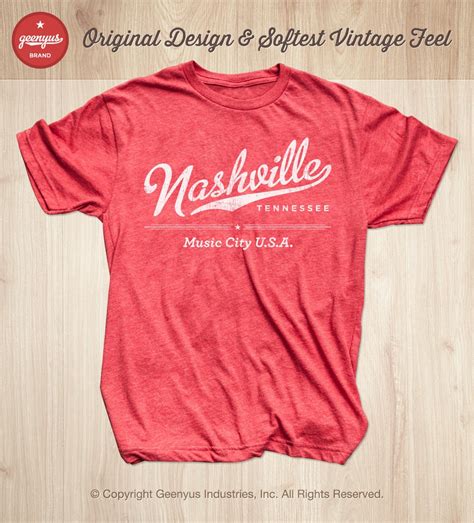 Nashville Shirt Nashville T-Shirt Nashville Music City | Etsy