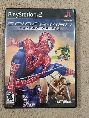 Spider Man Friend Or Foe PlayStation 2 PS2 Black Label No Manual Free