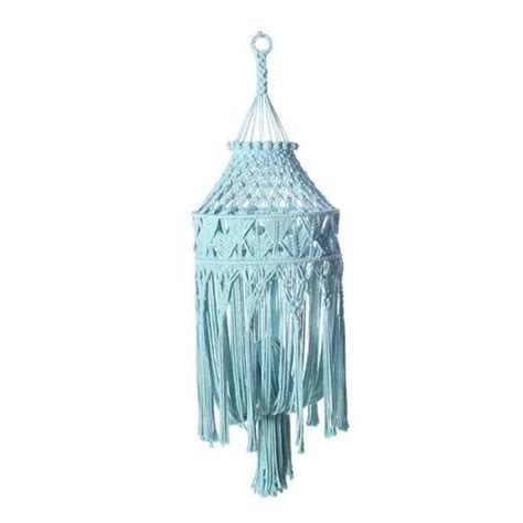 Abat Jour En Macram Tiss Tress Nordique Boho Pendentifs De Plafond