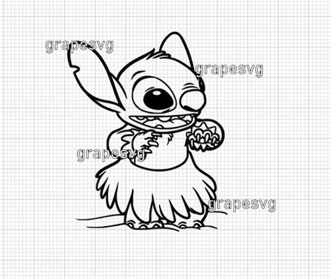 Stitch Svg Stitch Outline Svg Lilo and Stitch Svg Aloha - Etsy