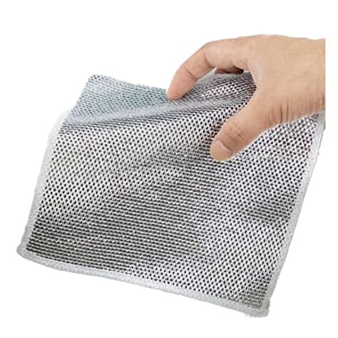 Anti Scratch Dishcloth Wet And Dry Use Scrubs And Cleans Dishes Sinks