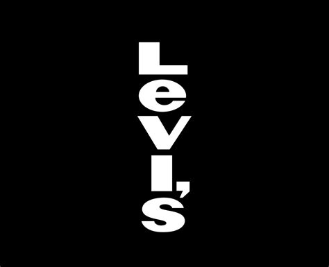 Levis Brand Clothes Logo Name White Symbol Design Fashion Vector ...