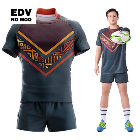 Sublimation Custom Sportswear Rugby Uniforms Men S OEM Rugby Kits