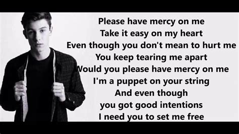 Mercy Shawn Mendes Lyrics Youtube