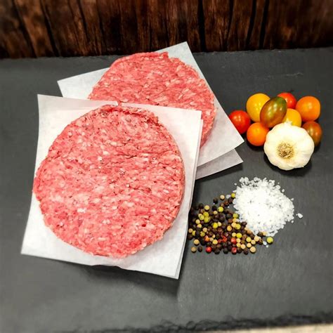 Six 13lb American Wagyu Akaushi Burger Patties J H Cattle Co