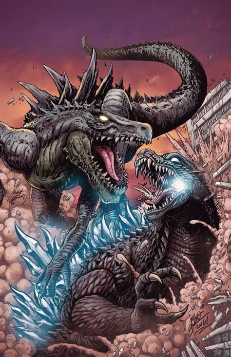 Godzilla Rulers Of Earth Art