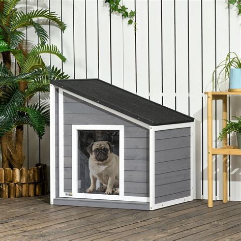 Pawhut Hundeh Tte Aus Holz Hundehaus Mit Zu Kaufland De