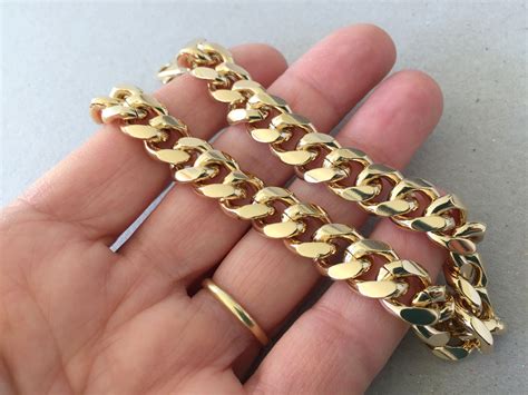 Thick Gold Chain Bracelet